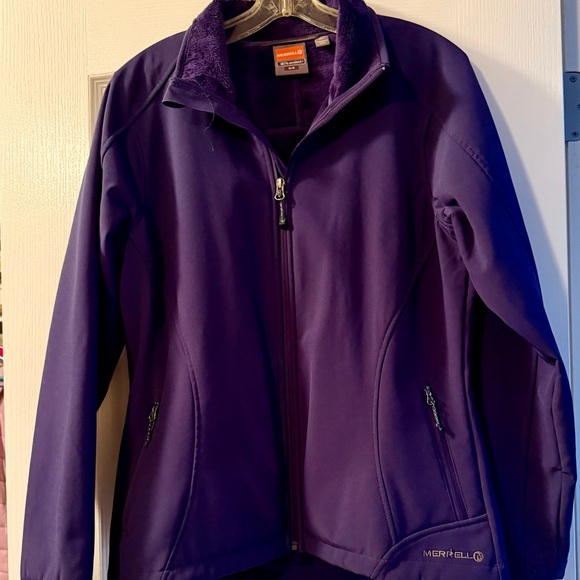 Merrell Jackets & Blazers - Merrell Women's Deep Purple Aeroblock Full Zip Jacket EUC